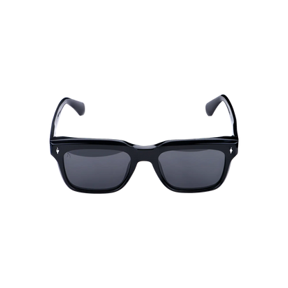 APORRO Ultra Black Sunglasses + Leather Case