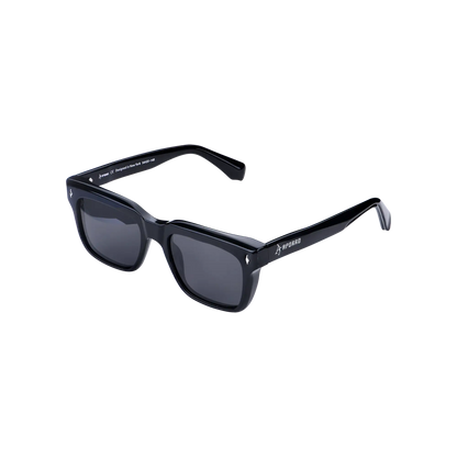 APORRO Ultra Black Sunglasses + Leather Case