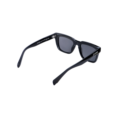APORRO Ultra Black Sunglasses + Leather Case