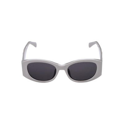 APORRO Cream Flux Sunglasses + Leather Case