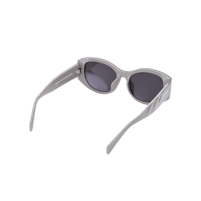 APORRO Cream Flux Sunglasses + Leather Case