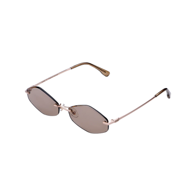 APORRO Olive Glint Sunglasses + Leather Case