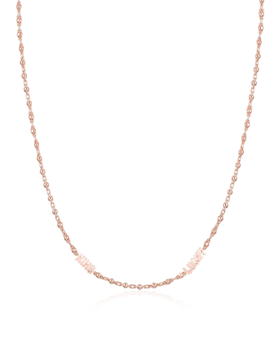 Custom Font/Name Round Ball Chain - 3mm
