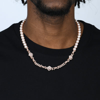Rose Thorn Pearl Chain - 8mm