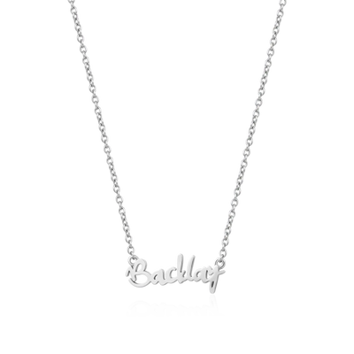 Custom Old English & Manta Name Necklace Set
