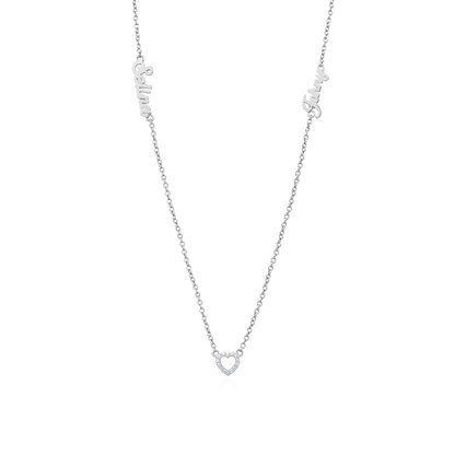 Custom Romantic Name Necklace Set
