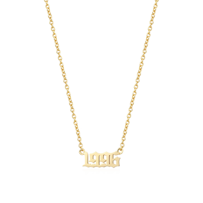 Custom Old English & Manta Name Necklace Set