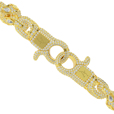 Custom Dice Twisted Rope chain