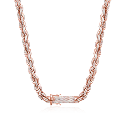 Iced Rope Chain - 8mm