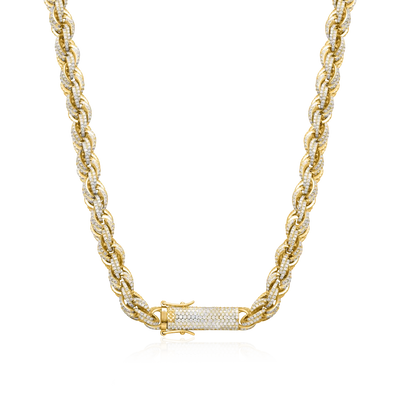 Iced Rope Chain - 8mm