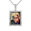 Custom Rectangular Photo Pendant