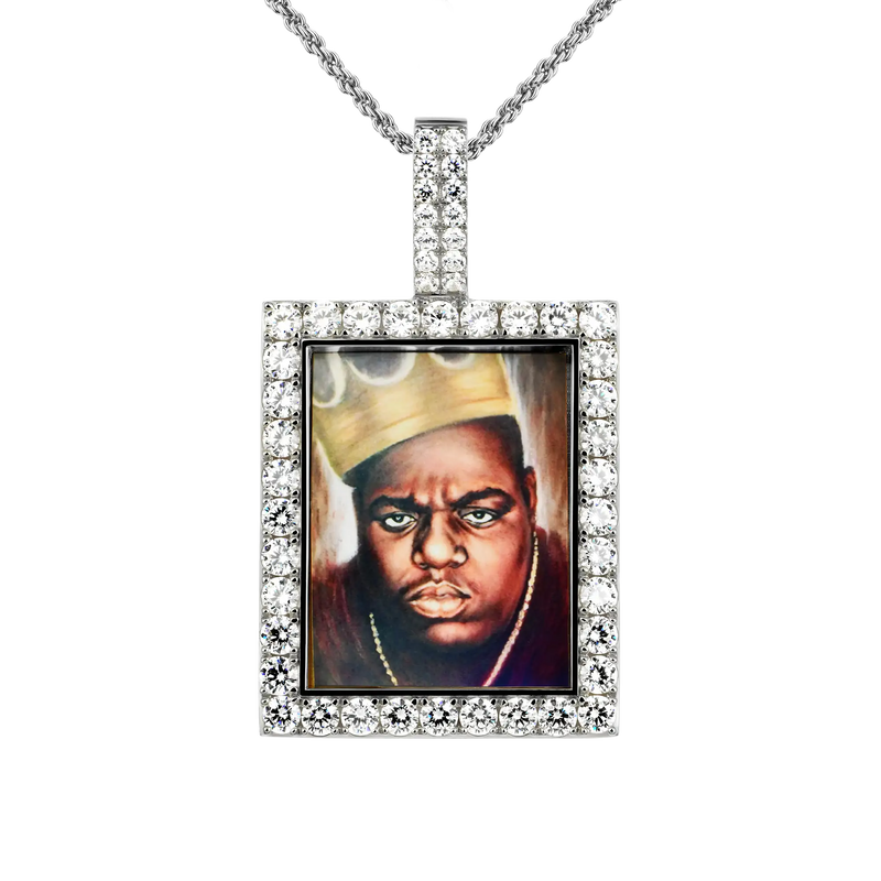 Custom Rectangular Photo Pendant