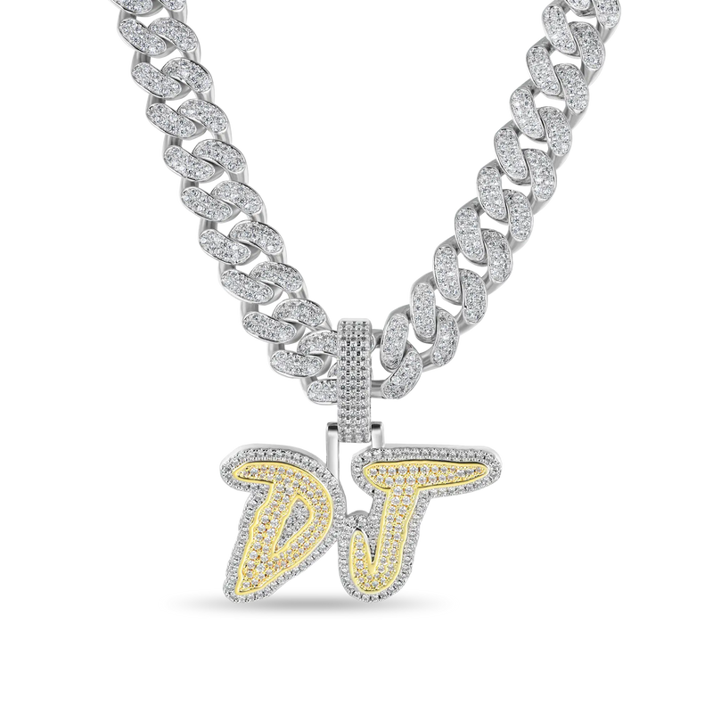 Custom Double Layers Coke Boys Font Pendant