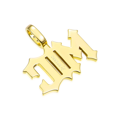 Custom Gothic Font Pendant - 12mm Height