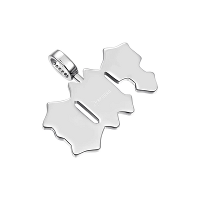 Custom Mini Moissanite Gothic Pendant