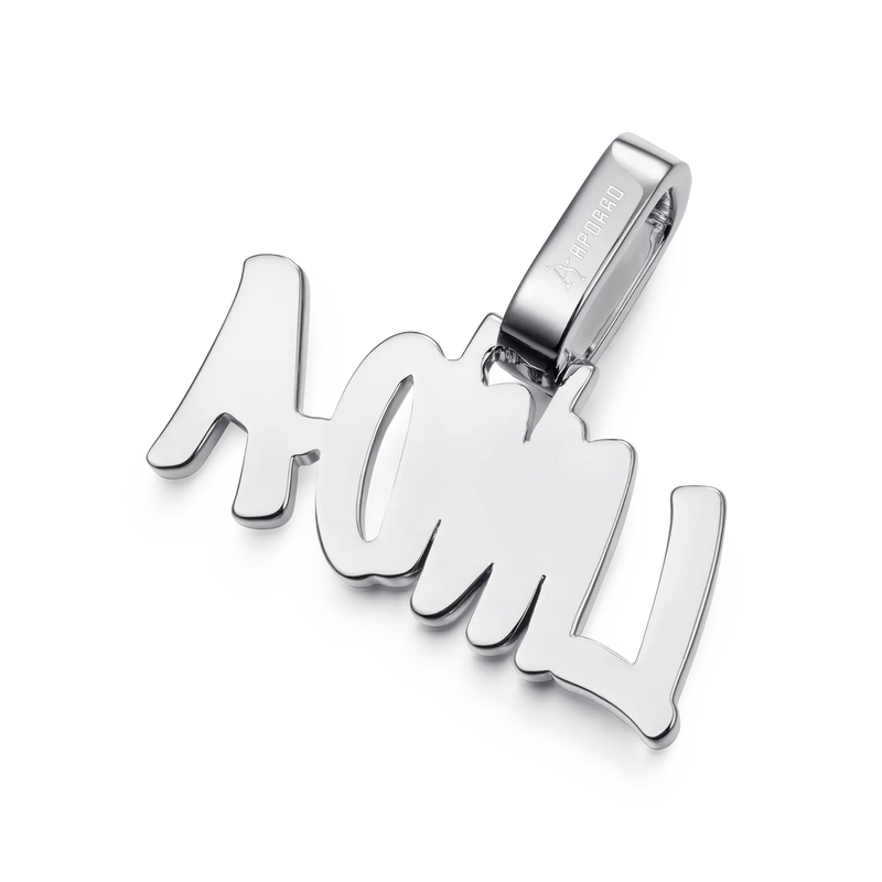 Custom Romantic Font Pendant