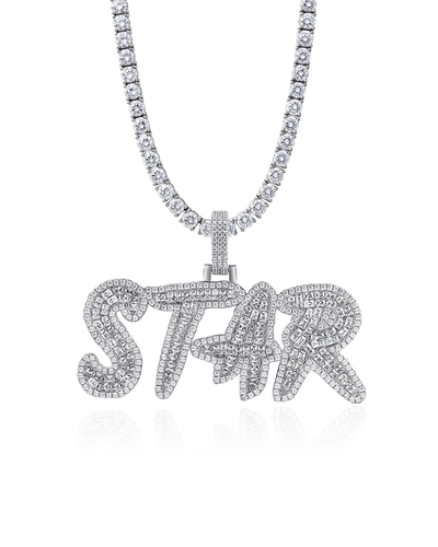 Custom Emerald Cut Coke Boys Font Pendant