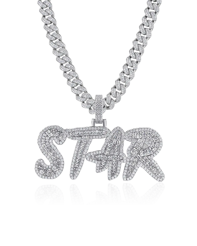Custom Emerald Cut Coke Boys Font Pendant