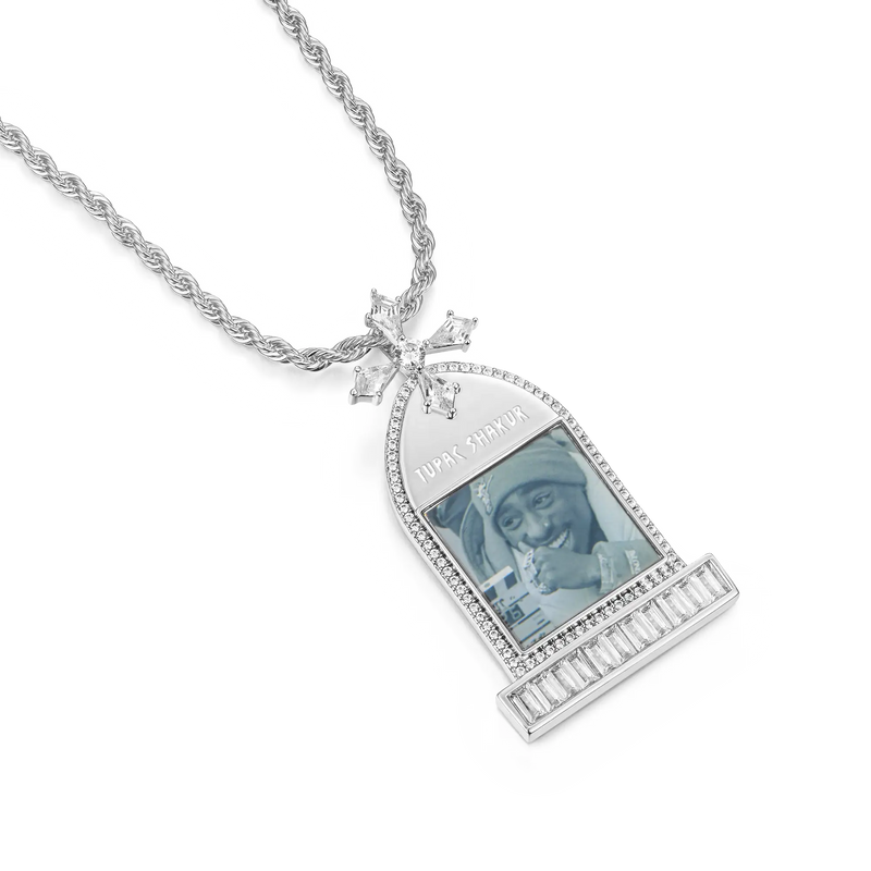 Custom Tombstone Photo Pendant