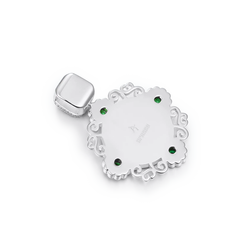 Custom 35MM Daisy Photo Frame Pendant