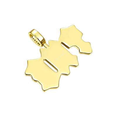 Custom Mini Moissanite Gothic Pendant