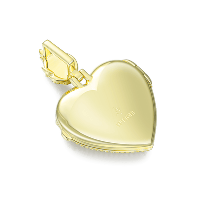 Custom Heart Locket Photo Pendant