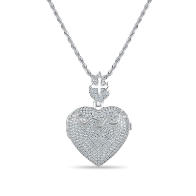 Custom Heart Locket Photo Pendant