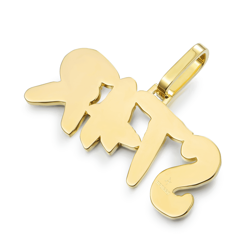 Custom Emerald Cut Coke Boys Font Pendant