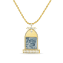 Custom Tombstone Photo Pendant