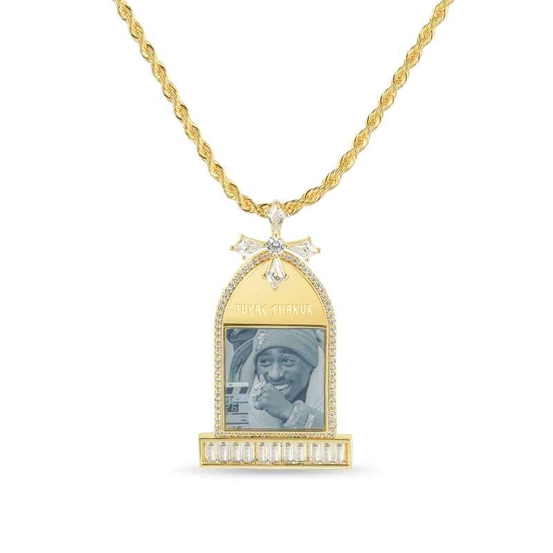 Custom Tombstone Photo Pendant