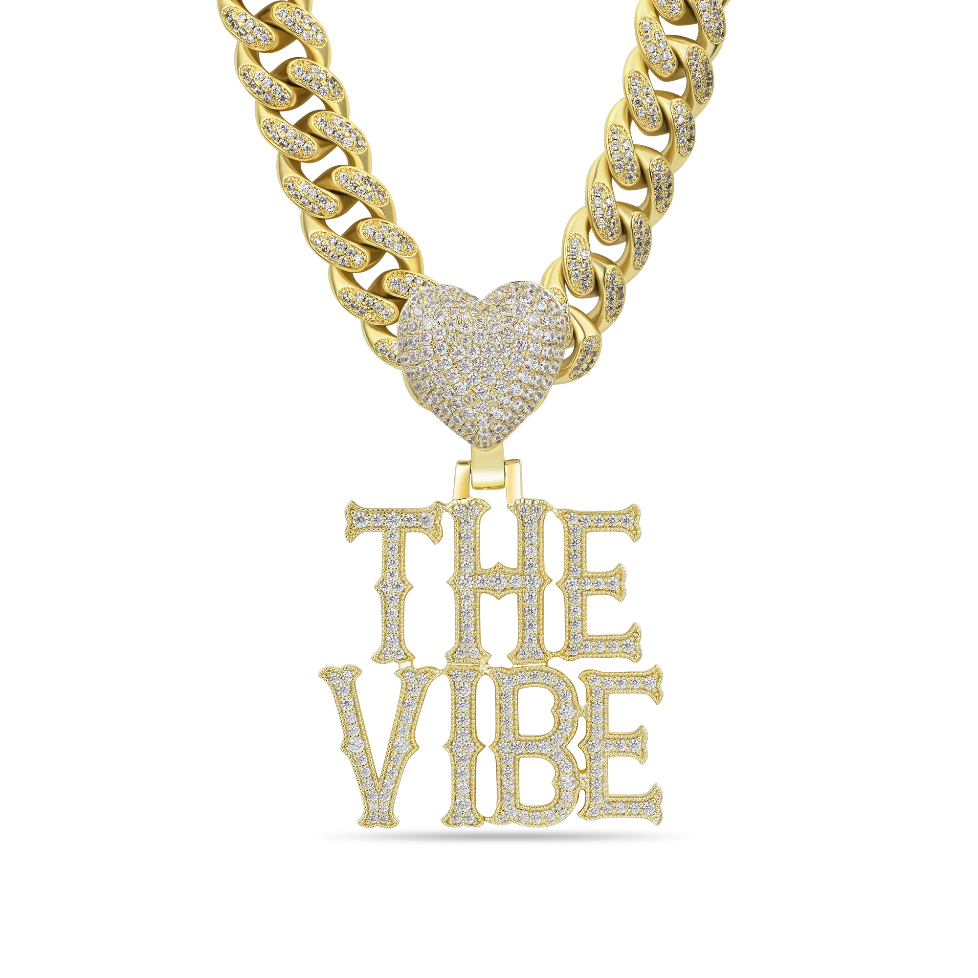 Custom Moissanite Bosox Font/Number Pendant