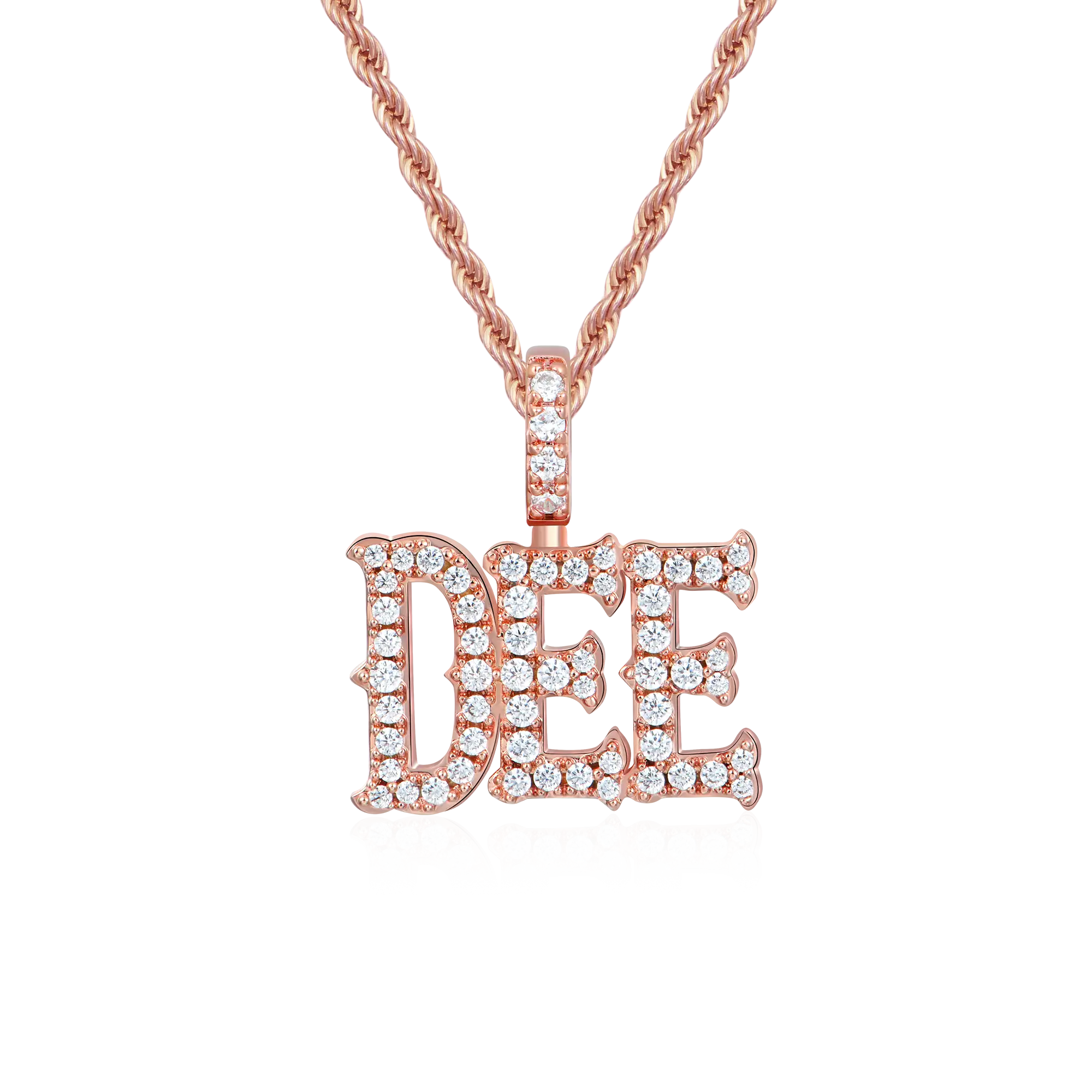 Custom Bosox Font Pendant - 12mm Height