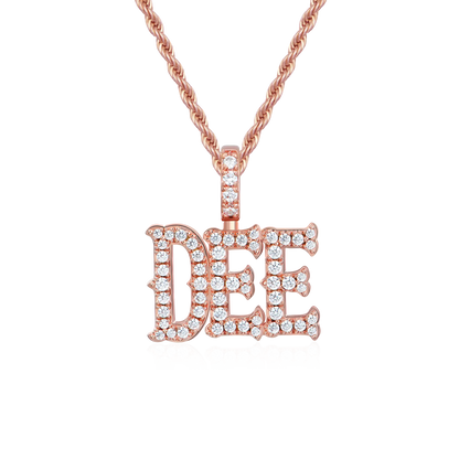 Custom Bosox Font Pendant - 12mm Height