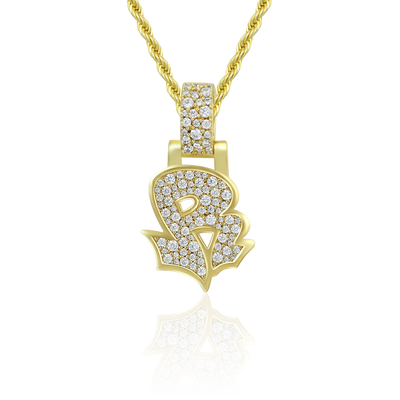 Custom Graffiti Font Letter Pendant - 20mm