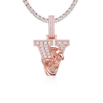 Custom Wave Font Pendant