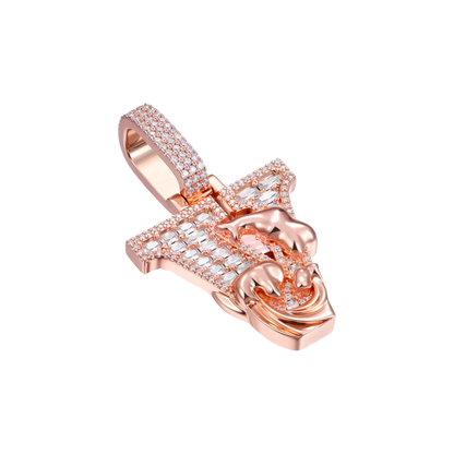 Custom Wave Font Pendant