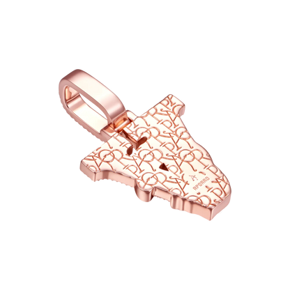 Custom Wave Font Pendant