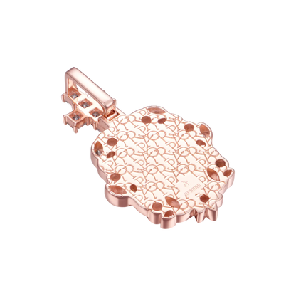 Custom Vine-wrapped Picture Frame Pendant