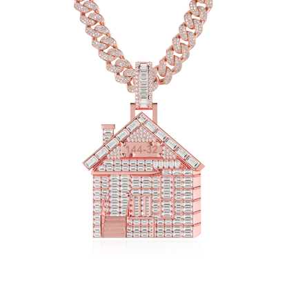 Custom House Photo Pendant