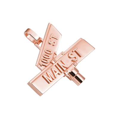 Custom Plain Street Sign Pendant