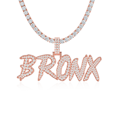 Custom Coke Boys Font Name Pendant
