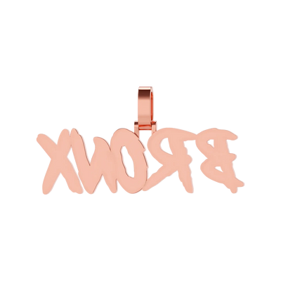 Custom Coke Boys Font Name Pendant