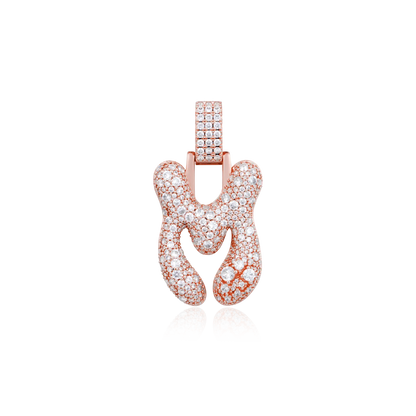 Custom Bubble Font Pendant - 30mm