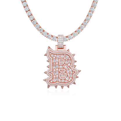 Custom Willow Nail Font Pendant