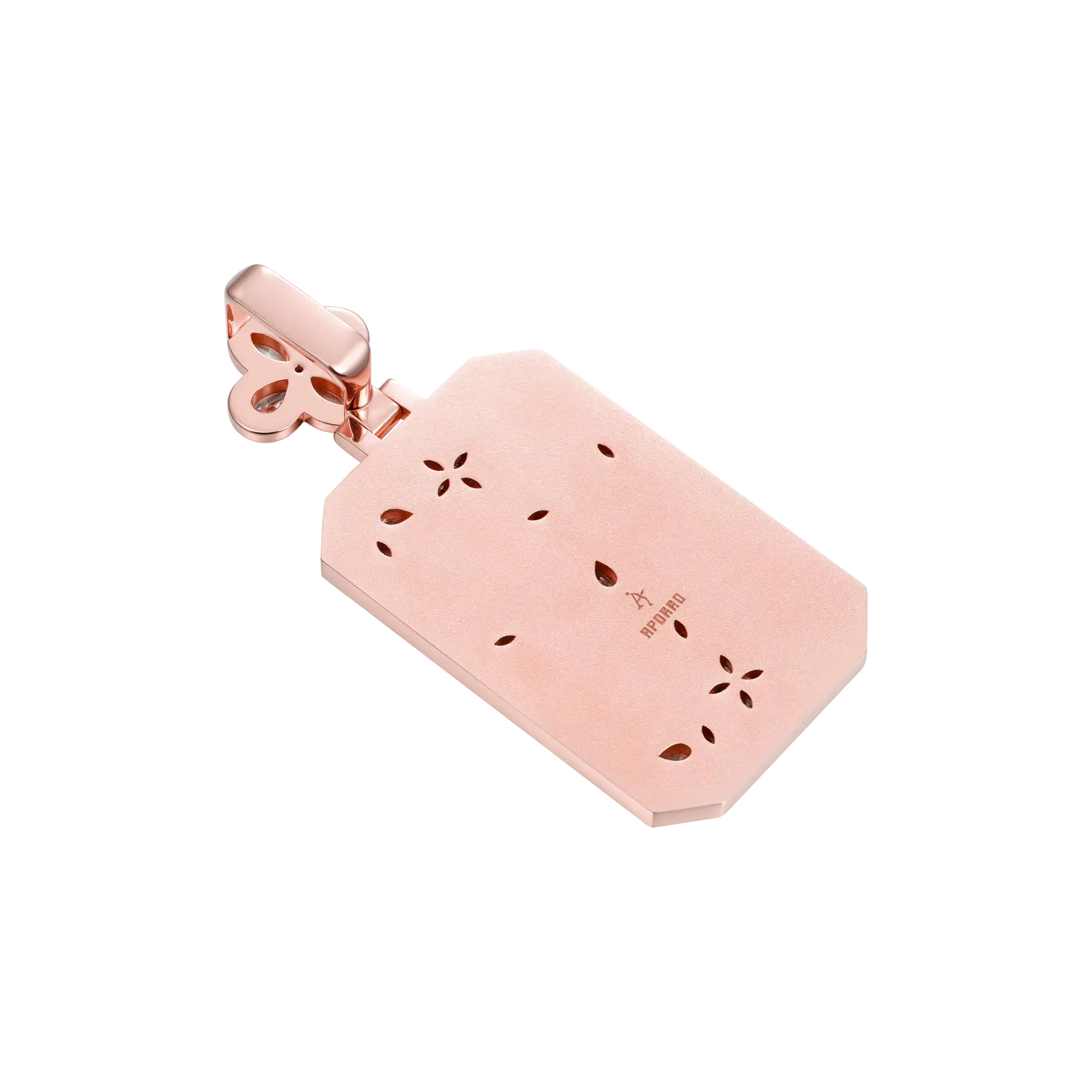 Custom Special Cut Letter Square Pendant