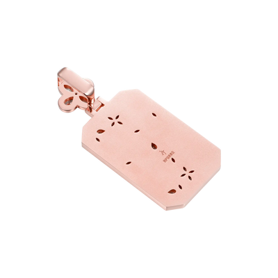 Custom Special Cut Letter Square Pendant