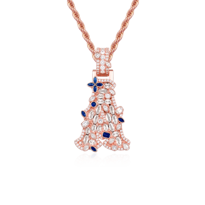 Custom Colored Bosox Font Pendant