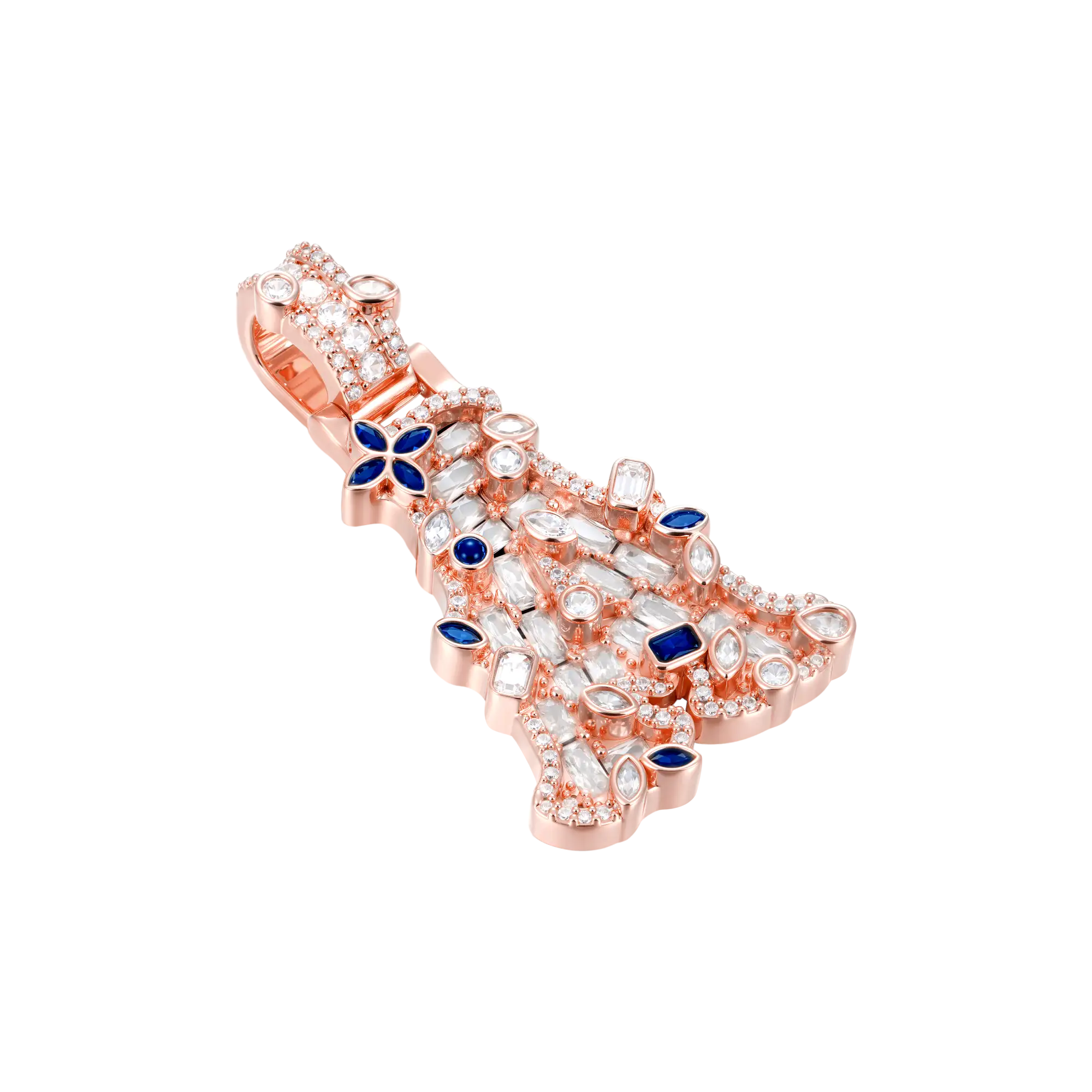 Custom Colored Bosox Font Pendant