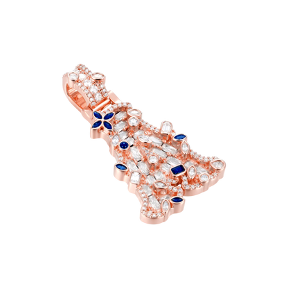 Custom Colored Bosox Font Pendant