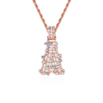 Custom Colored Bosox Font Pendant